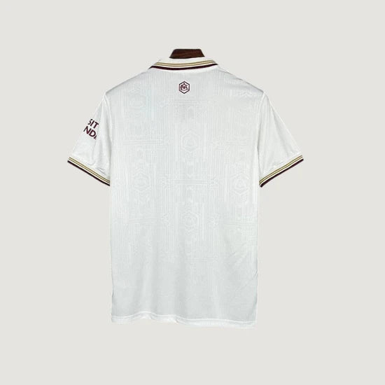 Arsenal – Maillot Extérieur 25/26 – Blanc & Bordeaux