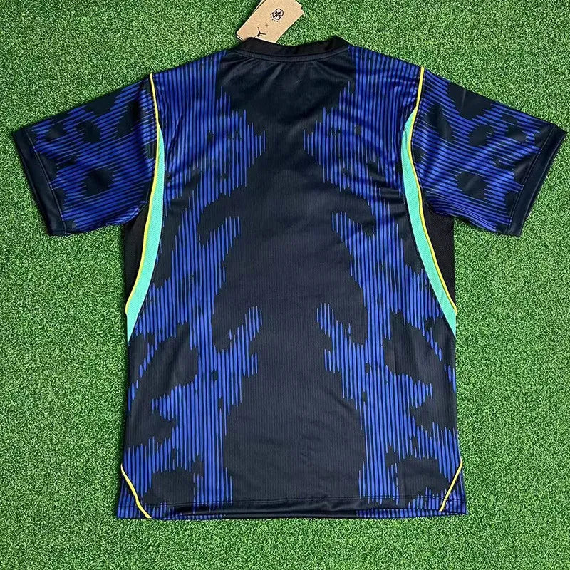 Brésil – Maillot Extérieur Coupe du Monde 2026 – Noir, Bleu, Jaune